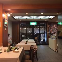 Miyajima deer peering through the front door while we ate at Yamaichi Bekkan in Miyajima