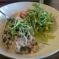 Vegetable Risotto with Soy Milk at Cafe Lente in Miyajima