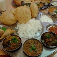 thali combo - super delish! at Jay Bharat Market and Restaurant in Artesia