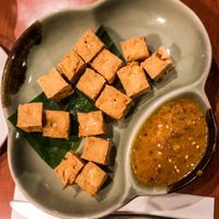 Fried Tofu and Peanut Sauce  at Brown Grain Thai Restaurant in Ballarat