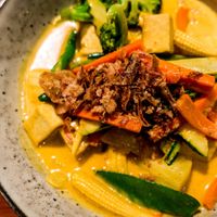 Yellow Curry  at Brown Grain Thai Restaurant in Ballarat