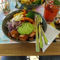Chicken teriyaki bowl at Feel Good in Groningen