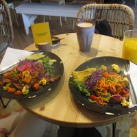 Veggie sandwiches at Feel Good in Groningen