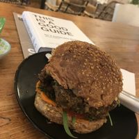 The veggie burger at Feel Good in Groningen