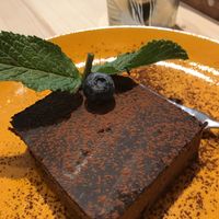 The vegan brownie ! at Feel Good in Groningen