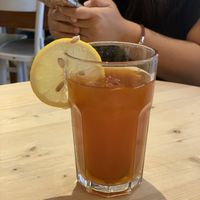Homemade ice tea  at Feel Good in Groningen