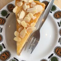 Vegan Bakewell tart  at DANA in Sheffield