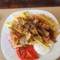 Mushroom gyros   at Evilion Bistro in Crete