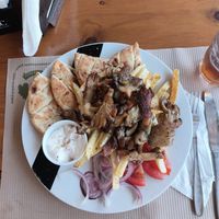 Mushroon gyros plate (3/5) at Evilion Bistro in Crete