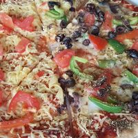 Pizza at Evilion Bistro in Crete