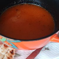 Tomato soup at Evilion Bistro in Crete