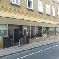 Die Scherbe - outside at Die Scherbe in Graz