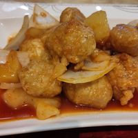 Vegan spicy honey chicken at Imperial Garden in Plymouth