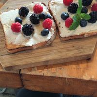 Cashew Ricotta Toast  at The Butcher's Daughter - West Village in New York City