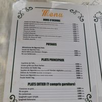 menu 2019 at Noble Veg in Lome