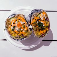 Two-Hander Burrito at ButterLeaf in Irvine