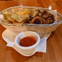 Complimentary chips at El Jardin in Puerto Ayora