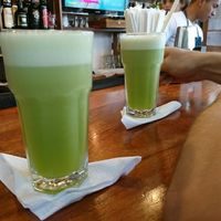 pineapple mint juice ?  at El Jardin in Puerto Ayora