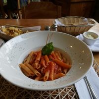 Pasta at El Jardin in Puerto Ayora