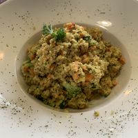 Quinoa curry  at El Jardin in Puerto Ayora