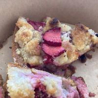 Strawberry cake  at Michelangelo Cafe in Tel Aviv