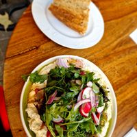 Labneh at Michelangelo Cafe in Tel Aviv