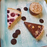  Amazing deserts! at Michelangelo Cafe in Tel Aviv