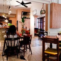 Inside of Cafe Michaelangelo at Michelangelo Cafe in Tel Aviv