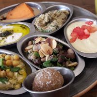 The Jaffa style breakfast 2/2 at Michelangelo Cafe in Tel Aviv