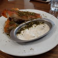 סיגרים (יותר כמו בורקס) מצויינים at Michelangelo Cafe in Tel Aviv