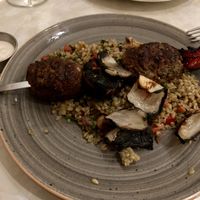 Kebab at Michelangelo Cafe in Tel Aviv