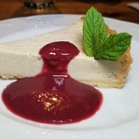 Vanilla Tart with Fruit In the Forest Cream at Michelangelo Cafe in Tel Aviv