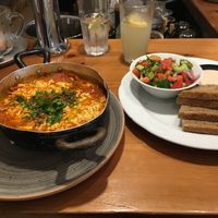 Breakfast.  at Michelangelo Cafe in Tel Aviv