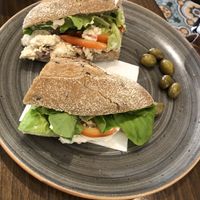 כריך מקושקשת at Michelangelo Cafe in Tel Aviv