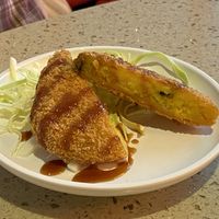 Pumpkin Schnitzel  at LHR - YO! Sushi - T2 in West London