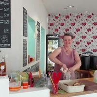 Manu bei der Arbeit at Suppenplantage in Kassel