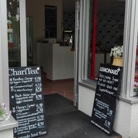 Das tagesaktuelle Menü steht im Eingang at Suppenplantage in Kassel