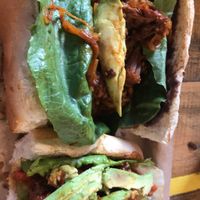 Jackfruit torta at B Street Eats in Jacksonville