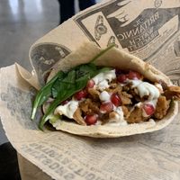 Pita Kebab at the Vegan Xmas Market #Veganuary at Glow in Luxembourg City