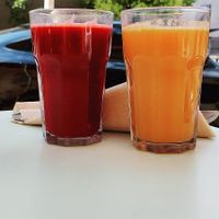 Fresh juices at Glow in Luxembourg City