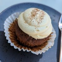 Carrot cupcake at Glow in Luxembourg City