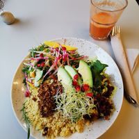 Dish of the day at Glow in Luxembourg City