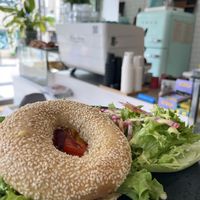 Regis bagel 🥯   at Glow in Luxembourg City