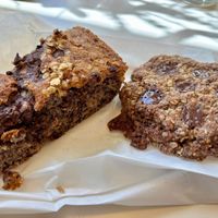 Banana bread and choc buckwheat cookie at Glow in Luxembourg City