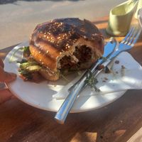 Burger at Nourish'd Cafe & Juicery - Kloof in Cape Town