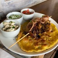 Oyster mushroom gyros   at Nourish'd Cafe & Juicery - Kloof in Cape Town