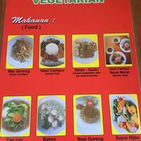 Menu at Warung Pande Vegan - Canggu in Canggu