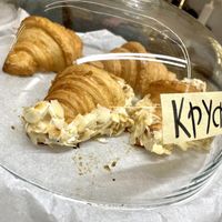 Creamy Stuffed croissants   at Sereda in Kyiv