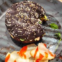 Burger at Llévame al Huerto in Gran Canaria