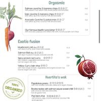 menu 2  at Llévame al Huerto in Gran Canaria